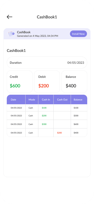 Cash Book screenshot 5