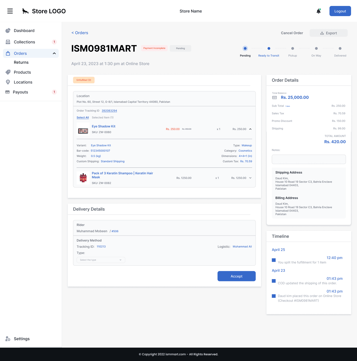 E-Commerce Platform screenshot 4