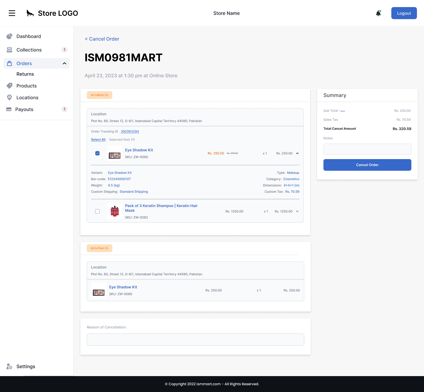 E-Commerce Platform screenshot 3