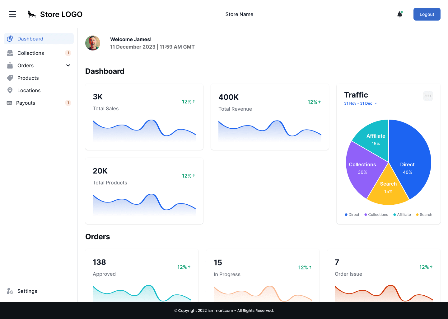 E-Commerce Platform screenshot 1