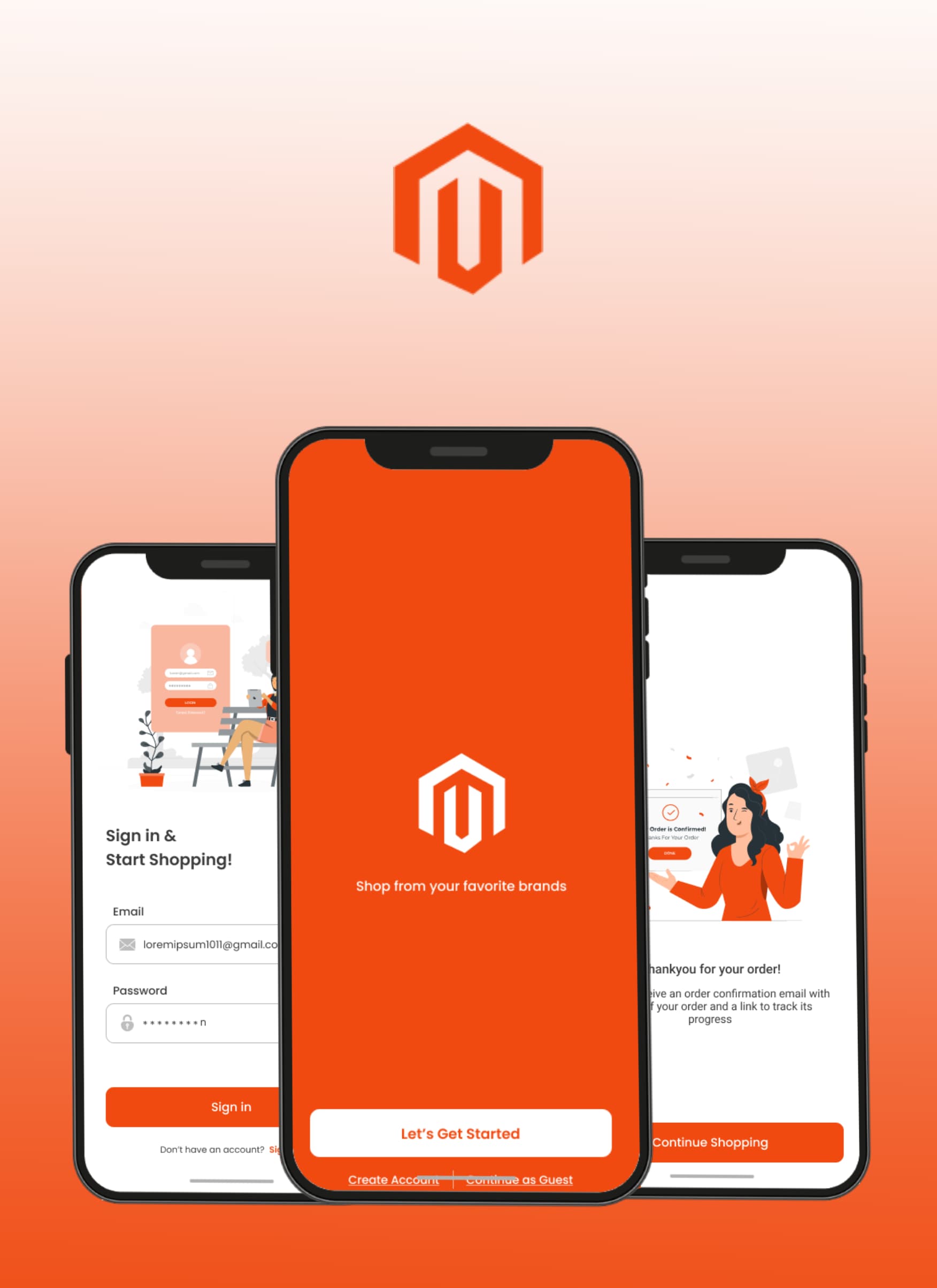 Magento App screenshot