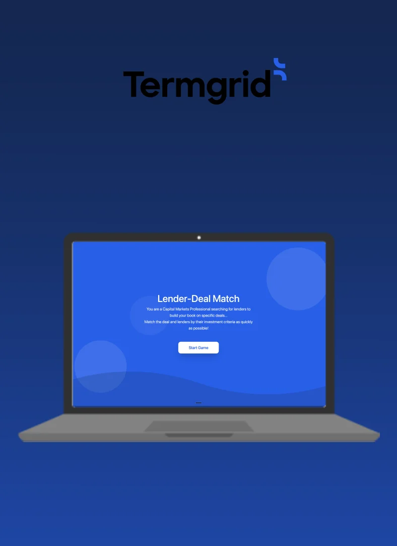 Termgrid Lender Deal Match screenshot